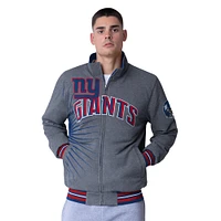 Men's G-III Extreme Royal New York Giants Strong Arm Reversible Full-Zip Jacket