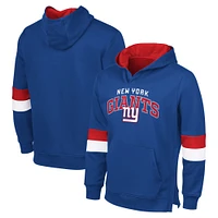 Men's G-III Sports by Carl Banks Royal/Red New York Giants Adaptive Faceoff Pullover Hoodie