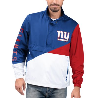 G-III Sports Mens NY Giants Hoodie Sweatshirt, Blue, Large