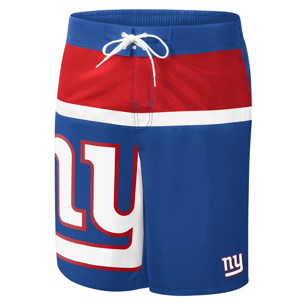 Men's G-III Sports by Carl Banks Royal New York Giants Sea Wind Swim Trunks