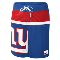 Men's G-III Sports by Carl Banks Royal New York Giants Sea Wind Swim Trunks
