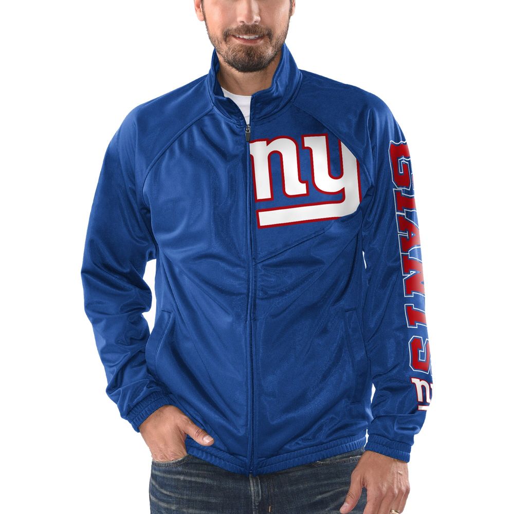 Buy G-III Mens NY Giants Track Jacket, Blue, Large at .in