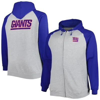 Men's Antigua White New York Giants Victory Pullover Hoodie