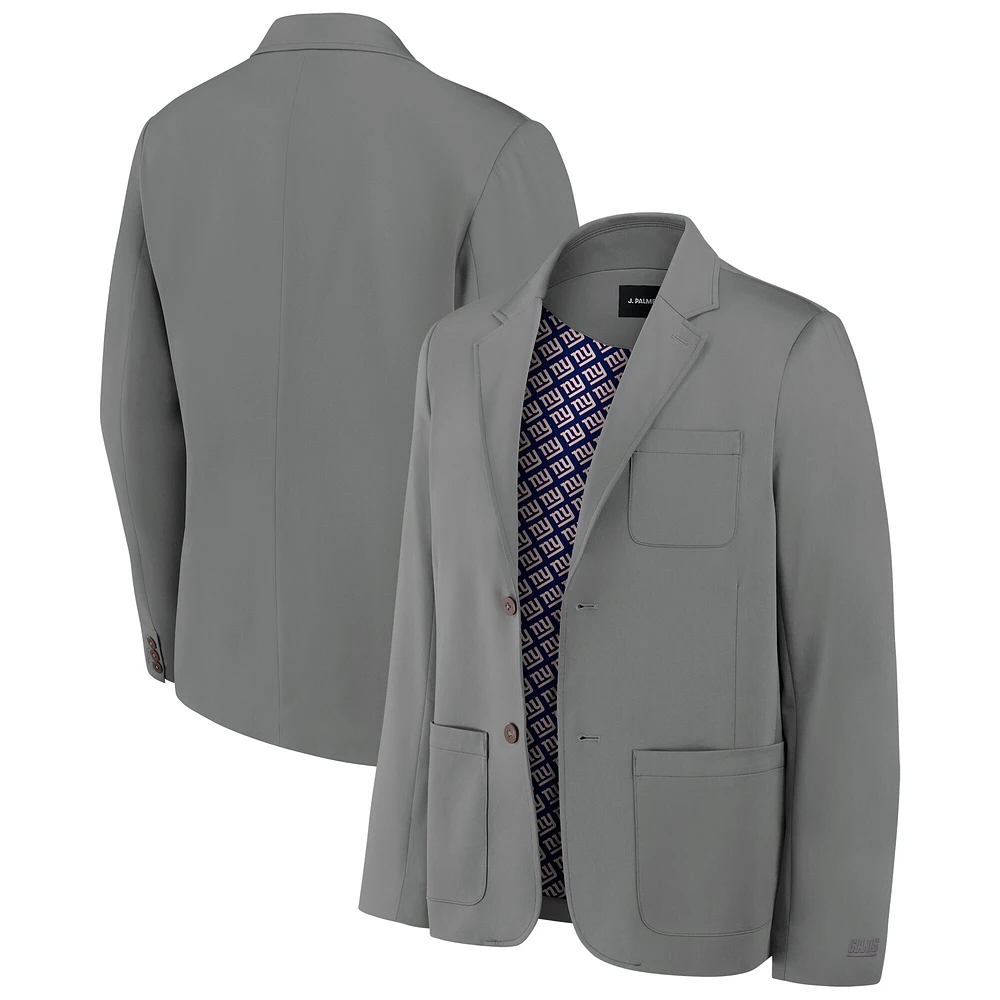 Blazer graphite J. Palmer pour homme des New York Giants Man-In-Motion