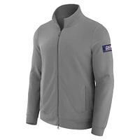 Men's J. Palmer Graphite New York Giants QB1 Full-Zip Sweatshirt