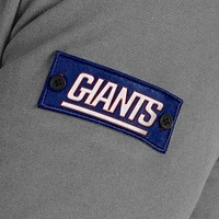 Men's J. Palmer Graphite New York Giants QB1 Full-Zip Sweatshirt