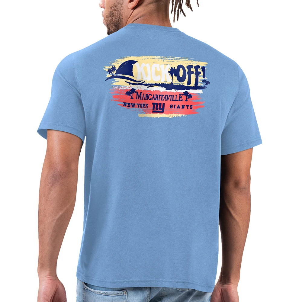 Men's Margaritaville Blue New York Giants T-Shirt