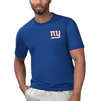 T-shirt Margaritaville Royal New York Giants License to Chill pour hommes