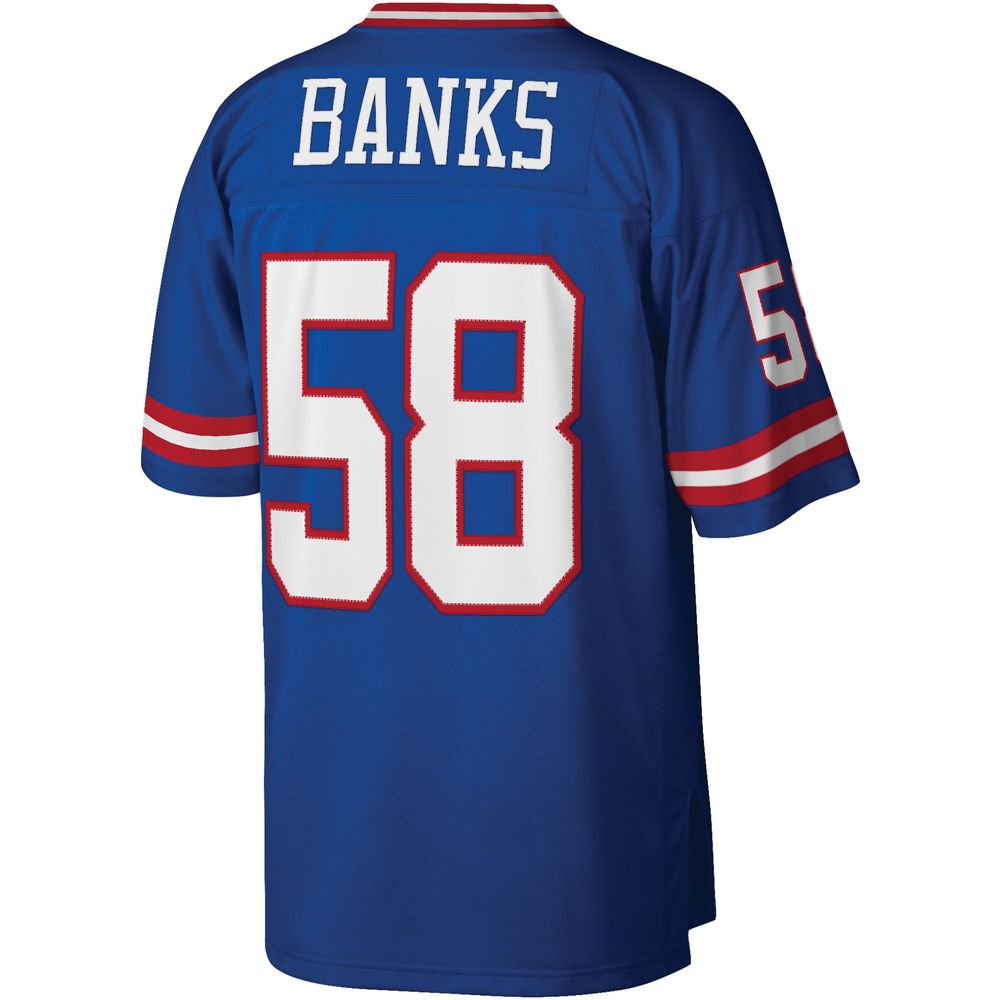 Men's Mitchell & Ness Carl Banks Royal New York Giants Legacy Replica Jersey