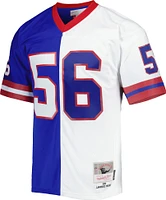Men's Mitchell & Ness Lawrence Taylor Royal/White New York Giants 1986 Split Legacy Replica Jersey