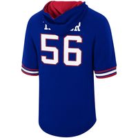 Men's Mitchell & Ness Lawrence Taylor Royal New York Giants Retired Player Mesh Name Number Hoodie T-Shirt