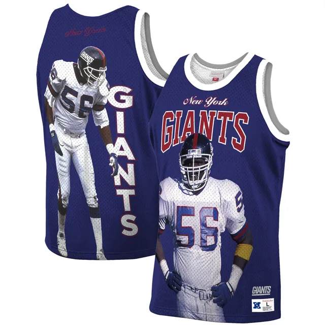 New York Giants Mitchell & Ness Cotton Tank Top - Mens