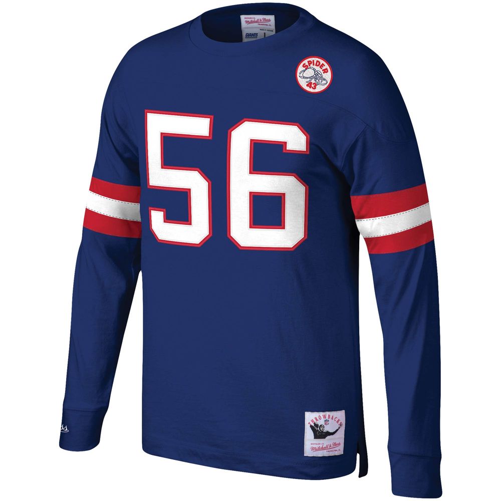 Men's Mitchell & Ness Lawrence Taylor White New York Giants Retired Player Name Number Long Sleeve Top Size: Small