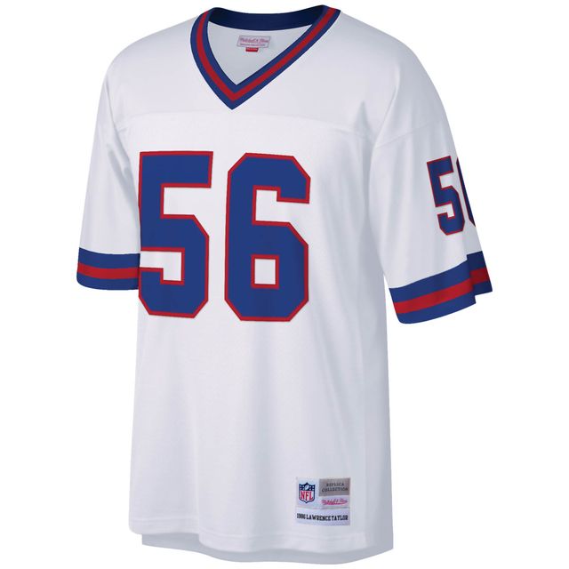 Maillot réplique Mitchell & Ness Lawrence Taylor blanc New York Giants Legacy pour hommes