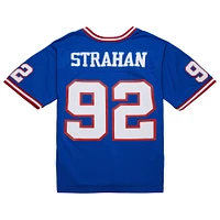 Maillot réplique Mitchell & Ness Michael Strahan Royal New York Giants 1993 Legacy pour homme