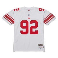 Maillot réplique Mitchell & Ness Michael Strahan blanc New York Giants Legacy pour hommes