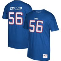 Men's Mitchell & Ness New York Giants Lawrence Taylor Royal Retired Player Name Number T-Shirt