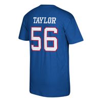 Men's Mitchell & Ness New York Giants Lawrence Taylor Royal Retired Player Name Number T-Shirt