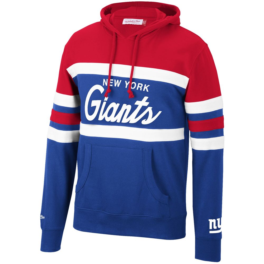 Men's Mitchell & Ness Red/Royal New York Giants Head Coach