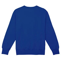 Men's Mitchell & Ness Royal New York Giants Basic Fleece Pullover Sweatshirt