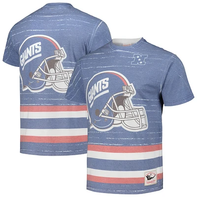 Men's Mitchell & Ness Royal New York Giants Jumbotron 3.0 T-Shirt