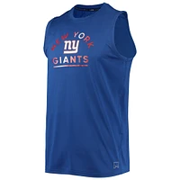 Men's MSX by Michael Strahan Royal New York Giants Rebound Tank Top