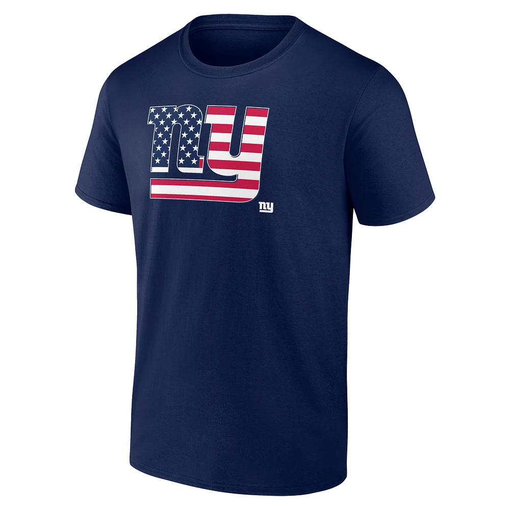 Men's Navy New York Giants Americana T-Shirt