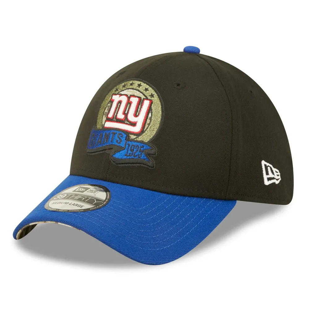 Men's New Era Black/ York Giants 2022 Salute To Service 39THIRTY Flex Hat