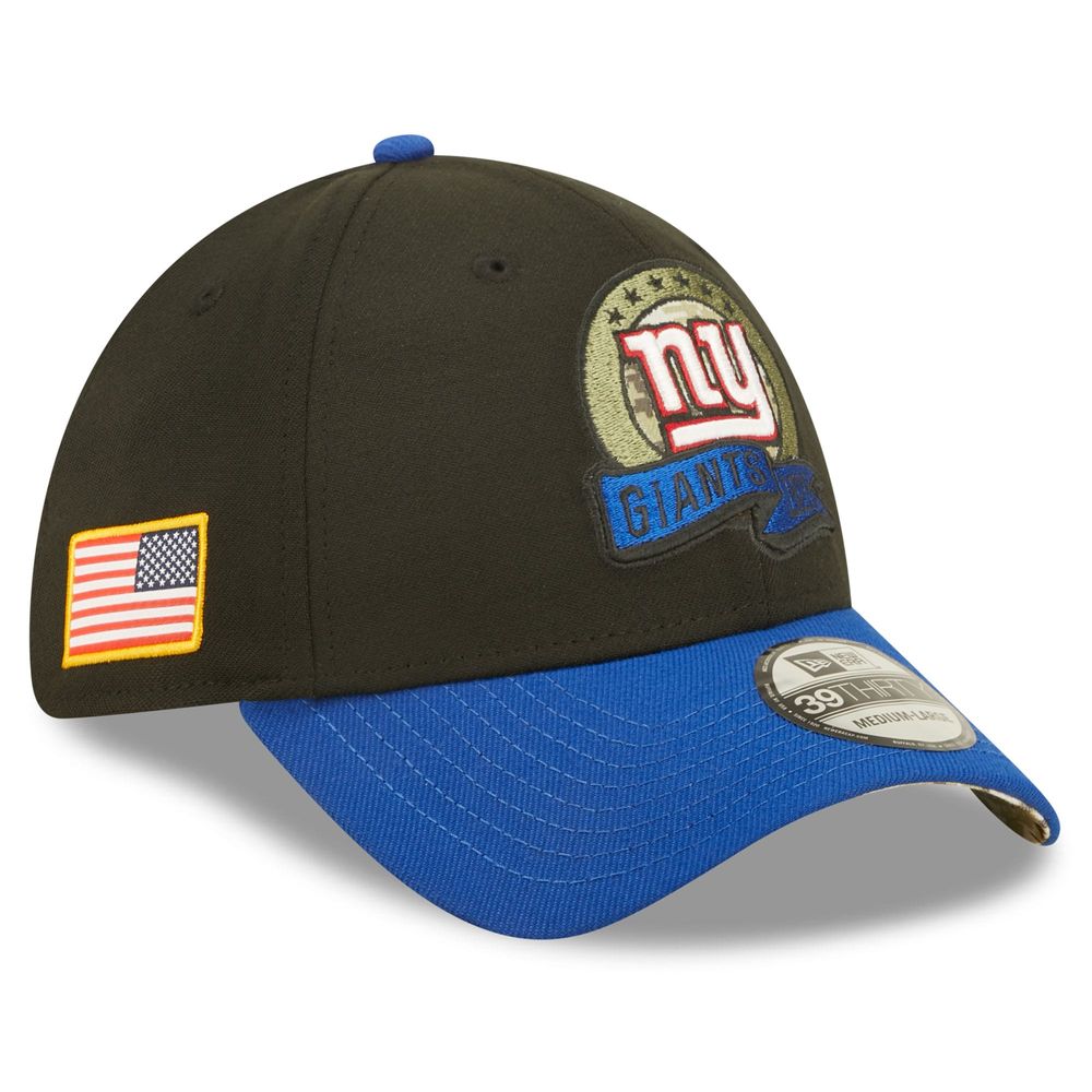 Men's New Era Black/Navy York Giants 2022 Salute To Service - 39THIRTY Flex Hat