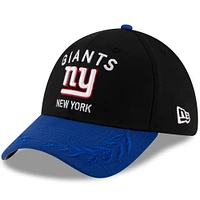 Men's New Era Black/Royal York Giants 2025 NFL Draft 39THIRTY Flex Hat