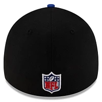 Men's New Era Black/Royal York Giants 2025 NFL Draft 39THIRTY Flex Hat