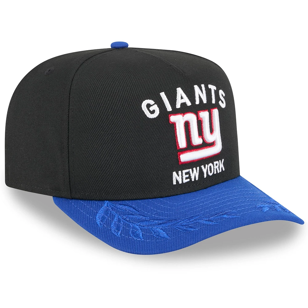 Men's New Era /Royal New York Giants 2025 NFL Draft A-Frame 9FIFTY Snapback Hat