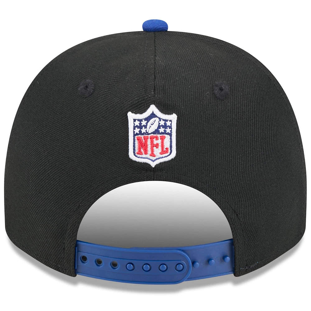 Men's New Era /Royal New York Giants 2025 NFL Draft A-Frame 9FIFTY Snapback Hat