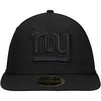 Men's New Era Black York Giants on Low Profile 59FIFTY II Fitted Hat