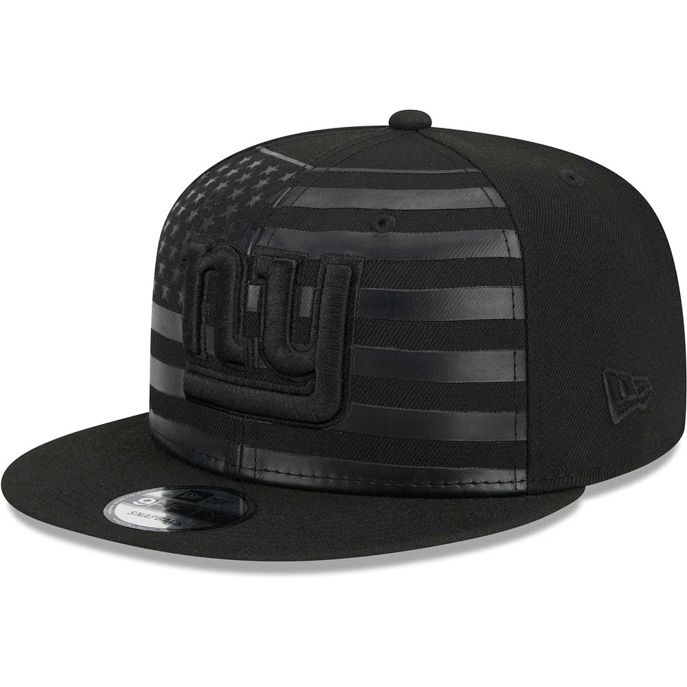 Casquette New Era New York Giants Independent 9FIFTY Snapback noire pour homme