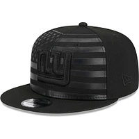 Casquette New Era New York Giants Independent 9FIFTY Snapback noire pour homme