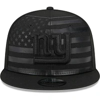 Casquette New Era New York Giants Independent 9FIFTY Snapback noire pour homme