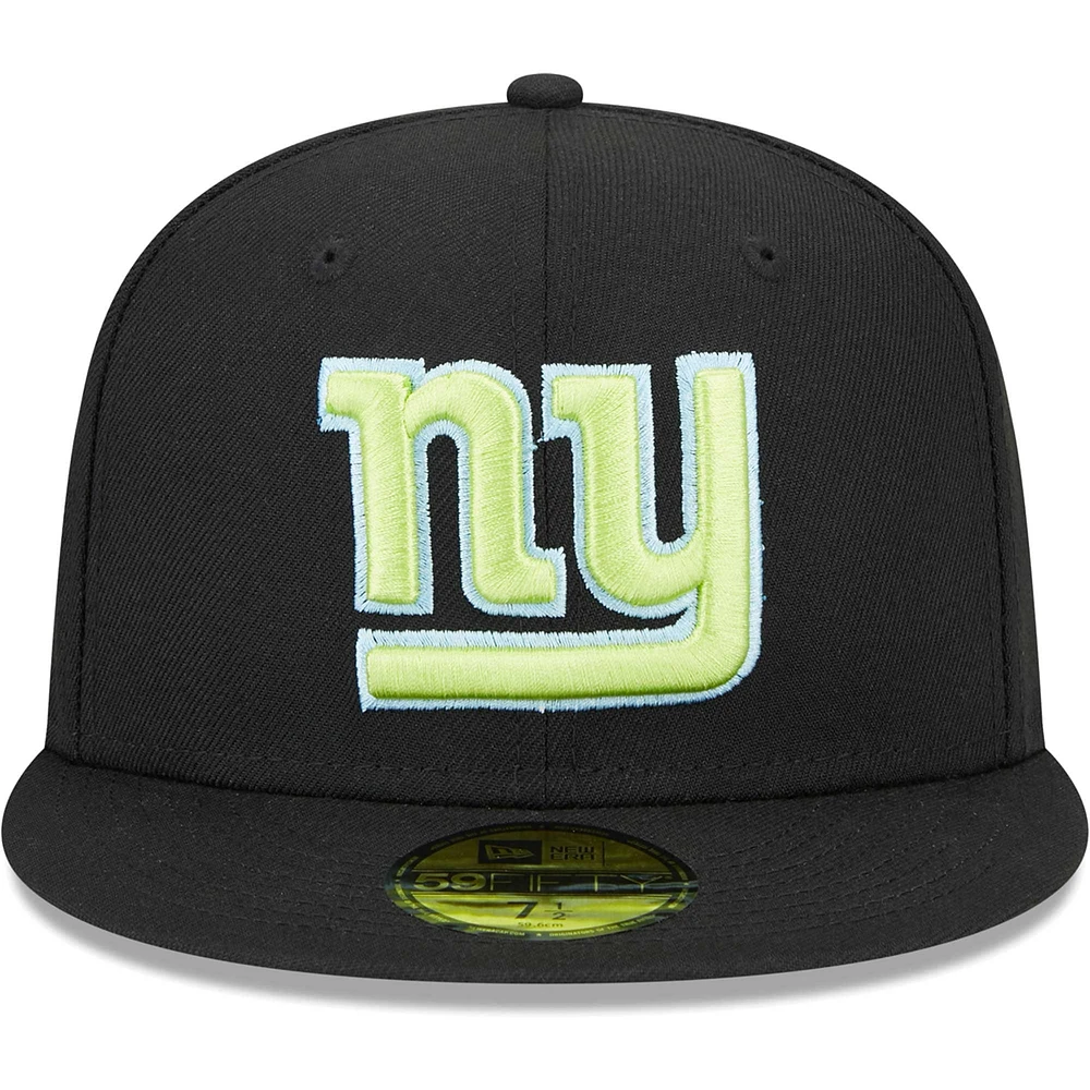 Men's New Era Black York Giants Multi 59FIFTY Fitted Hat