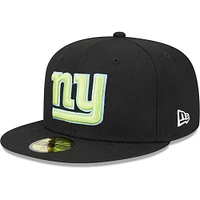 Men's New Era Black York Giants Multi 59FIFTY Fitted Hat