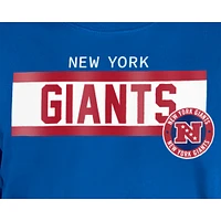 Men's New Era  Blue York Giants 3rd Down High Density Print T-Shirt