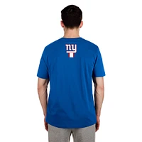 Men's New Era  Blue York Giants 3rd Down High Density Print T-Shirt
