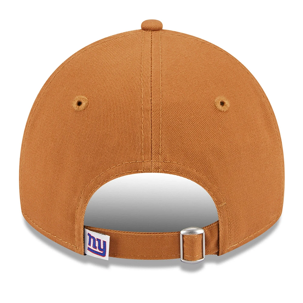 Casquette réglable New Era marron New York Giants Main Core Classic 2.0 9TWENTY pour hommes