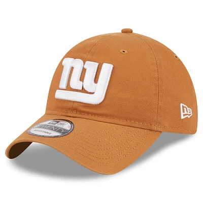 Casquette réglable New Era marron New York Giants Main Core Classic 2.0 9TWENTY pour hommes