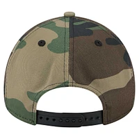 Men's New Era Camo New York Giants Mystic Camo A-Frame 9FORTY Adjustable Hat