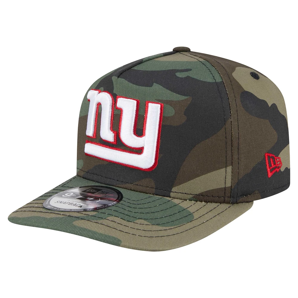 Men's New Era Camo New York Giants Woodsy 9FIFTY Snapback Hat