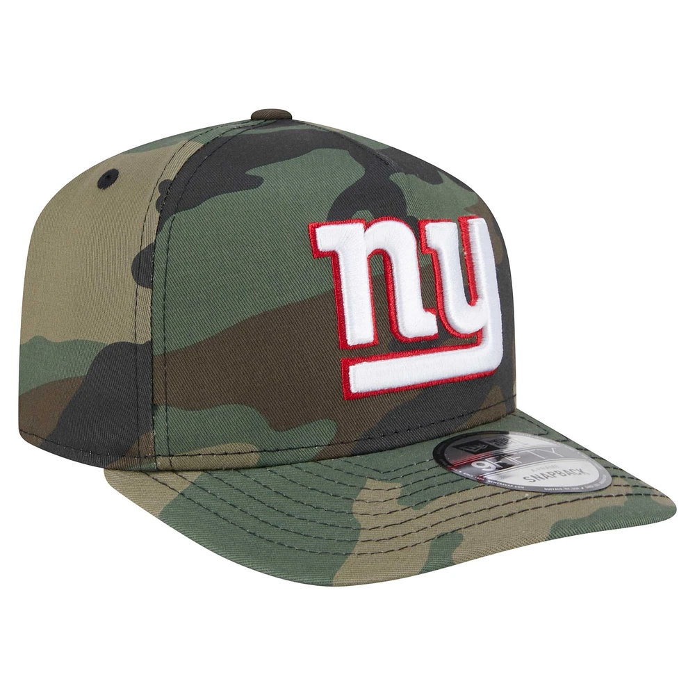 Men's New Era Camo New York Giants Woodsy 9FIFTY Snapback Hat