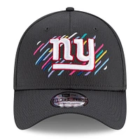 Men's New Era Charcoal York Giants 2021 NFL Crucial Catch - 39THIRTY Flex Hat