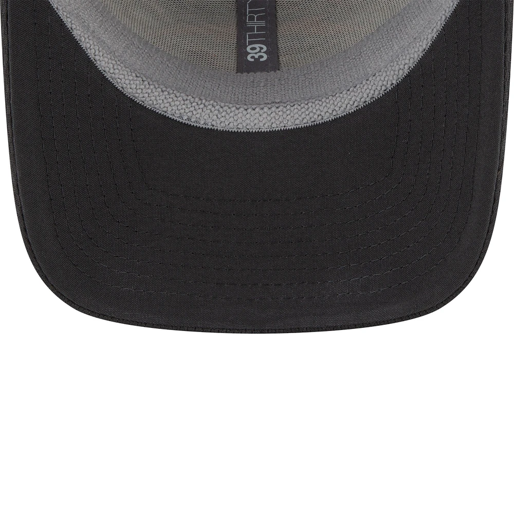 Men's New Era Charcoal York Giants 2021 NFL Crucial Catch - 39THIRTY Flex Hat