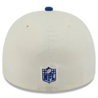 Casquette ajustée New Era 59FIFTY crème/bleu roi pour homme, York Giants, draft NFL 2025