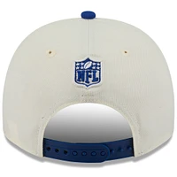 Men's New Era  Cream/Royal New York Giants 2025 NFL Draft A-Frame 9FIFTY Snapback Hat
